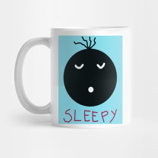 Sleepy Baby Face Mug